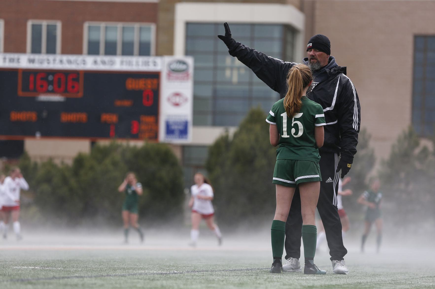 soccer - kelly walsh v evanston girls